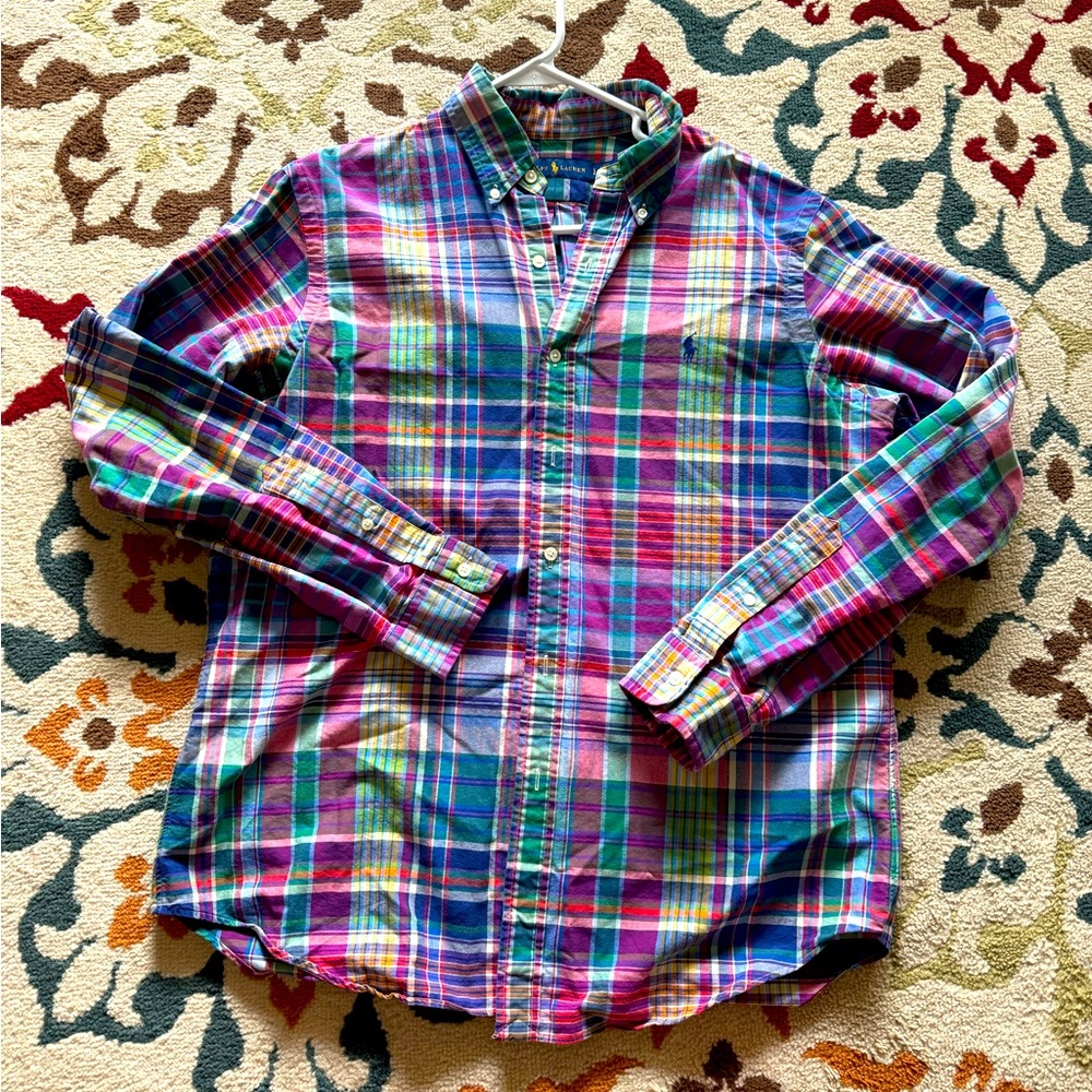 Polo Ralph Lauren long sleeve plaid button down